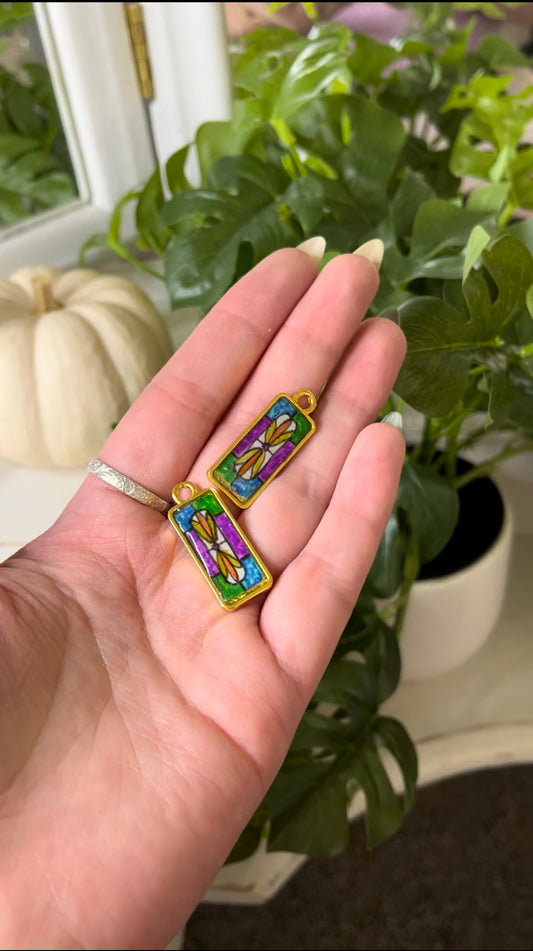 Stained glass Window | Earring charms